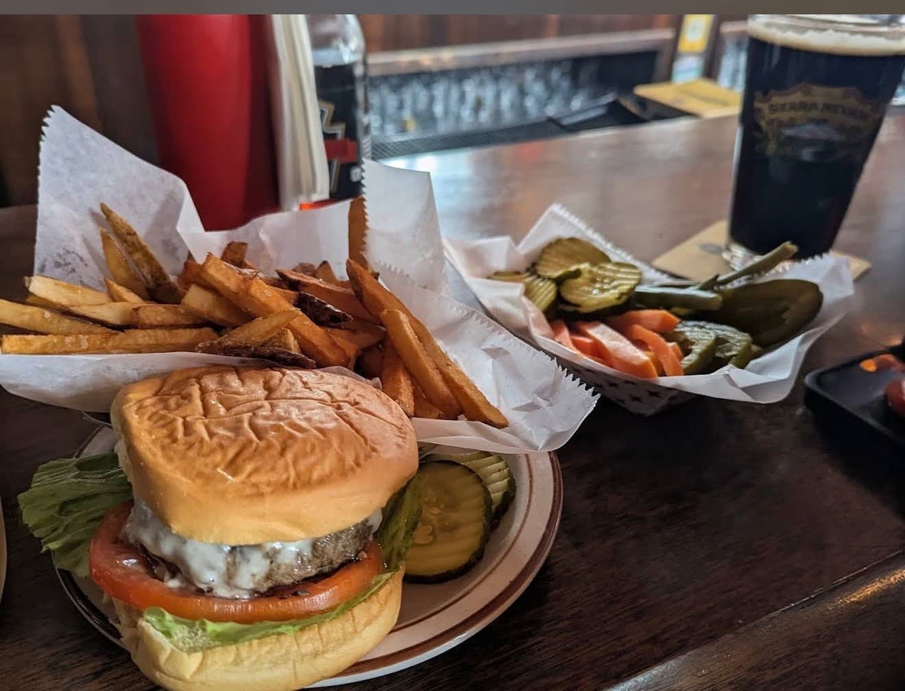 Burger and Fries